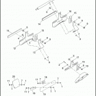 XL1200T 1LL3 SUPERLOW 1200T (2017) LICENSE PLATE BRACKETS - XL883L, XL1200C, XL1200CB, XL12...