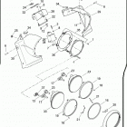 FLHP 1FHM ROAD KING POLICE (2016) NACELLE AND HEADLAMP - FLHP