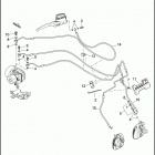 FLHTP 1FMC ELECTRA GLIDE STANDARD POLICE (2017) BRAKE LINES, FRONT - ABS