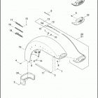 FLHTCU 1FCC ELECTRA GLIDE ULTRA CLASSIC (2017) FENDERS, FRONT