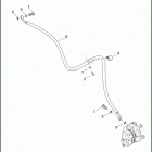 XG500 4NAA STREET 500 (2017) BRAKE LINES, FRONT NON-ABS