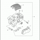 FLTRXS 1KTC ROAD GLIDE SPECIAL (2017) BRAKE CALIPER, FRONT