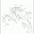 XL883N 4LE2 IRON 883 (2017) FENDERS, REAR - XL883N, XL1200X (CANADA ONLY), XL883L (D...