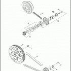 FXDWG 103 1GPM DYNA WIDE GLIDE 103 (2017) BELTS, CHAINS AND SPROCKETS