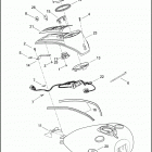FLHR 1FBM ROAD KING (2014) INSTRUMENTS, FUEL TANK - FLHR & FLHRC