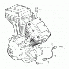 FXDBA 1VB4 DYNA STREET BOB (H-D1) (2013) SENSORS & SWITCHES, ENGINE