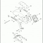 FLSS 1JS9 SOFTAIL SLIM S (2016) FENDERS AND SUPPORTS, REAR - FLS AND FLSS