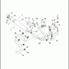 XG500 4NAA STREET 500 (2017) Глушитель