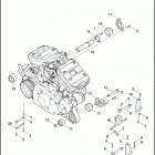 XL1200CX 1LM3 ROADSTER (2016) ENGINE MOUNTS