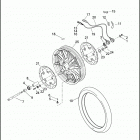 FLHTP 1FMC ELECTRA GLIDE STANDARD POLICE (2017) Колеса перед