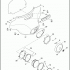 FLHTCUTG 1MAD TRI GLIDE ULTRA (2017) WINDSHIELD, FAIRING AND HEADLAMP - FLHTCUTG