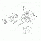 XL1200CX 1LM3 ROADSTER (2017) BRAKE CALIPER, REAR