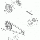 XL1200CX 1LM3 ROADSTER (2017) BELTS, CHAINS AND SPROCKETS