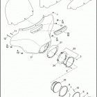 FLHTP 1FMC ELECTRA GLIDE STANDARD POLICE (2017) WINDSHIELD, FAIRING AND HEADLAMP - FLHTP