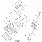 XL1200V 1LF3 SEVENTY-TWO (2014) ROCKER ARM ASSEMBLY & PUSHRODS