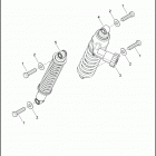FLHXSE 1PXF CVO STREET GLIDE (2017) SHOCK ABSORBERS, REAR