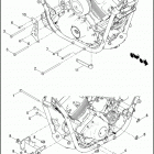 XG500 4NAA STREET 500 (2017) ENGINE MOUNTS