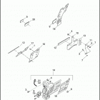 FXDF 1GY4 DYNA FAT BOB (2017) LICENSE PLATE BRACKETS - FXDL, FXDWG