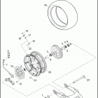 FLHTKSE 1TEF CVO LIMITED (2017) Колесо заднее