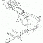 FLHTKSE 1TEF CVO LIMITED (2017) FRAME AND FORK, REAR AND TOUR-PAK SUPPORT
