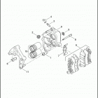 XL1200CP 1LH3 SPORTSTER 1200 CUSTOM (H-D1) (2014) BRAKE CALIPER, FRONT
