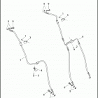 XL883N 4LE2 IRON 883 (2017) BRAKE LINES, FRONT - NON-ABS