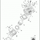 XG500 4NAA STREET 500 (2017) CYLINDERS, HEADS AND VALVES