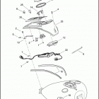FLHP 1FHM ROAD KING POLICE (2016) INSTRUMENTS, FUEL TANK - FLHP
