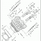 VRSCDX 1HHH NIGHT ROD SPECIAL (2017) CYLINDER HEADS, CAMSHAFTS AND VALVES