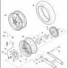 VRSCDX 1HHH NIGHT ROD SPECIAL (2017) Колесо заднее