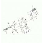 XL1200T 1LL3 SUPERLOW 1200T (2016) FOOTRESTS, PASSENGER