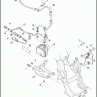 XL883L 4CR2 SUPERLOW (2017) BRAKE LINES, REAR - ABS