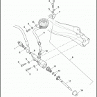 XG500 4NAA STREET 500 (2017) BRAKE, MASTER CYLINDER, REAR