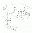 FLHP 1FHM ROAD KING POLICE (2014) EMERGENCY LAMPS & TURN SIGNALS, FRONT - FLHP