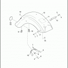 FLHTKSE 1TEF CVO LIMITED (2017) FENDER, REAR