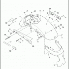 XL1200C 1CT3 1200 CUSTOM (2017) FENDERS, REAR - XL1200C, XL1200CB