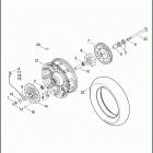 FLHTP 1FMC ELECTRA GLIDE STANDARD POLICE (2017) Колесо заднее