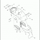 XL1200CX 1LM3 ROADSTER (2017) FENDERS, REAR - XL1200CX (DOMESTIC ONLY)
