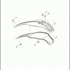 FXSE 1TG9 CVO PRO STREET BREAKOUT (2017) CONSOLE, FUEL TANK