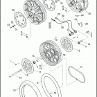 FLHTCU 1FCC ELECTRA GLIDE ULTRA CLASSIC (2017) Колеса перед