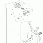 FXSB 1BFV BREAKOUT (2017) PISTONS AND FLYWHEEL ASSEMBLY - TWIN CAM 103&trade;