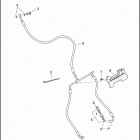 FLTRX 1KHC ROAD GLIDE (2017) BRAKE LINE, FRONT - NON-ABS