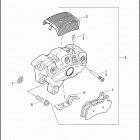 FLHTKSE 1TEF CVO LIMITED (2017) BRAKE CALIPER, FRONT