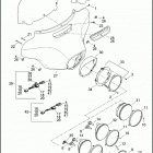FLHTCU 1FCC ELECTRA GLIDE ULTRA CLASSIC (2017) WINDSHIELD, FAIRING AND HEADLAMP - FLHTCU, FLHTK, FLHTKL...