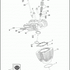 FLSS 1JS9 SOFTAIL SLIM S (2016) CYLINDERS, HEADS AND VALVES - TWIN CAM 110&trade;