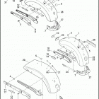 FXDWG 103 1GPM DYNA WIDE GLIDE 103 (2017) FENDERS, REAR - FXDB, FXDF, FXDLS AND FXDWG