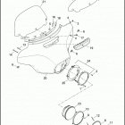 FLHTKSE 1TEF CVO LIMITED (2017) WINDSHIELD, FAIRING AND HEADLAMP