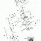 FXDLS 1GS8 DYNA LOW RIDER S (2017) ROCKER ARM ASSEMBLY AND PUSH RODS - TWIN CAM 110™