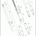 FLHTP 1FMC ELECTRA GLIDE STANDARD POLICE (2017) FORK, FRONT, LEFT AND RIGHT