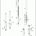 XL1200T 1LL3 SUPERLOW 1200T (2016) FORK, FRONT - XL1200T